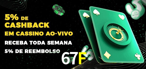 Promoções do cassino ao Vivo 67F